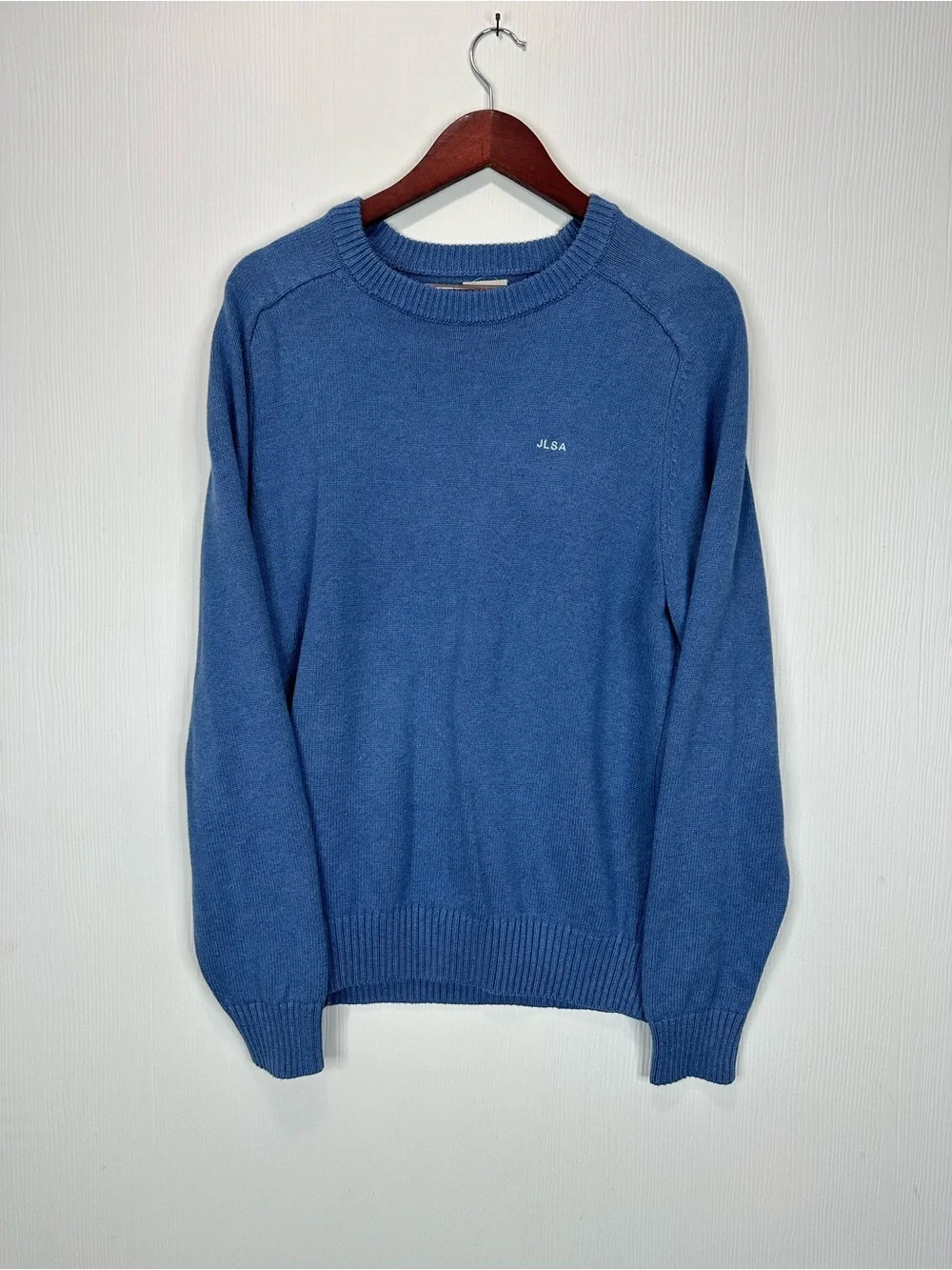 J. Crew Men's JLSA Crewneck Sweater in Slate Blue
